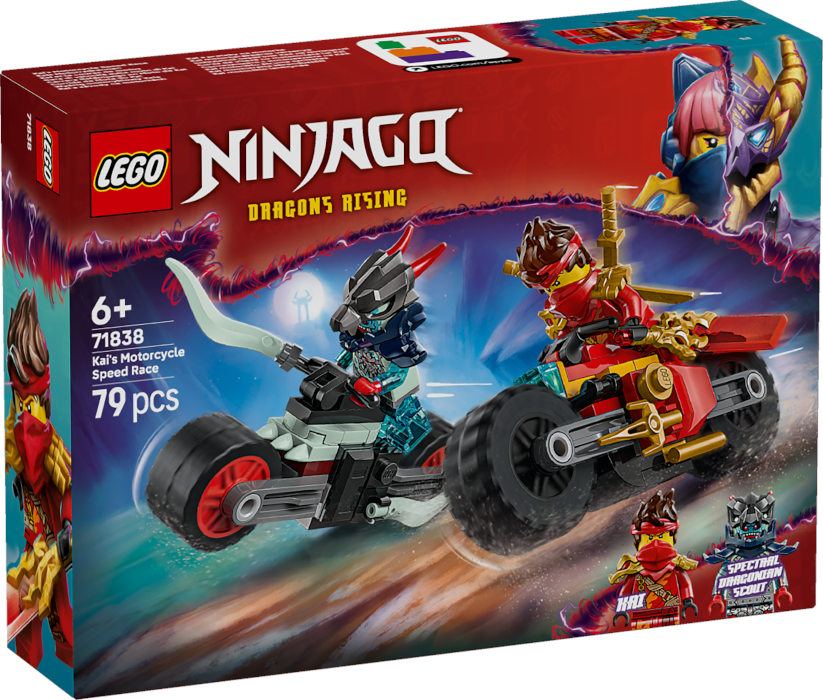 LEGO Ninjago Gara di Velocita sulla Moto di Kai 71838